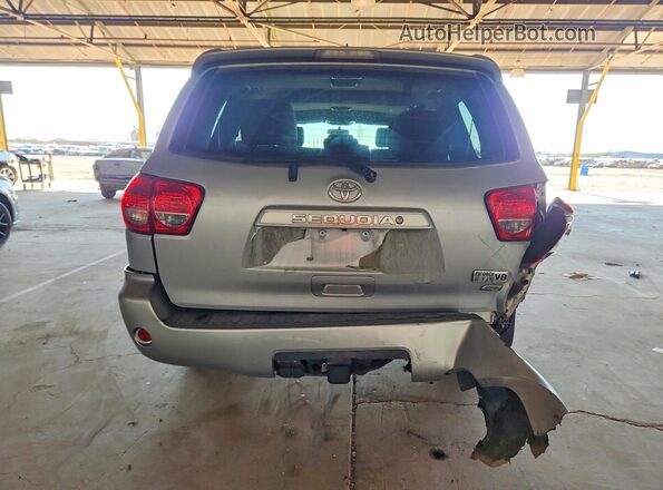 5TDBW5G11GS133019 2016 TOYOTA SEQUOIA Silver Rear view