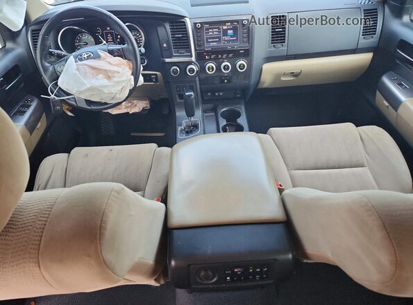 5TDBY5G10LS180367 2020 TOYOTA SEQUOIA Белый Вид панели приборов