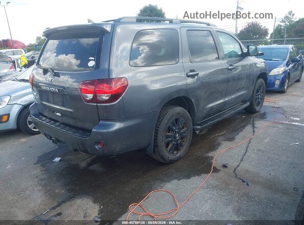 5TDBY5G11JS160089 2018 TOYOTA SEQUOIA Серый Задняя правая четверть