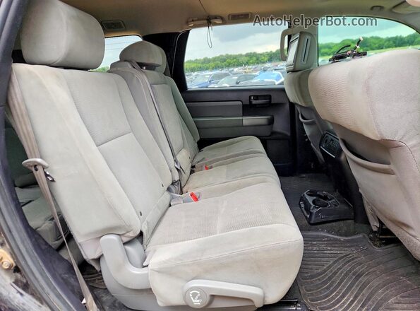 5TDBY5G12GS128096 2016 TOYOTA SEQUOIA Black Вид задньої частини салону