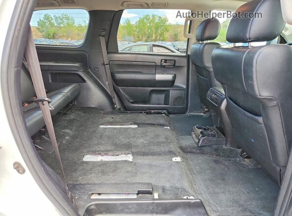 5TDBY5G14JS160264 2018 TOYOTA SEQUOIA White Rear interior view