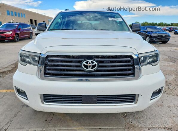 5TDBY5G14JS160264 2018 TOYOTA SEQUOIA White Front view