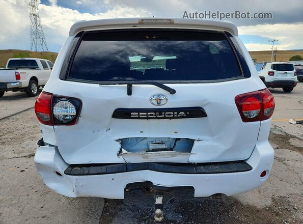 5TDBY5G14JS160264 2018 TOYOTA SEQUOIA White Rear view
