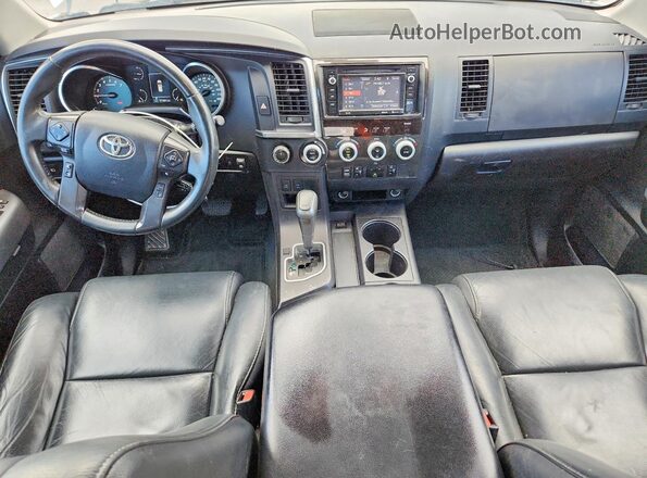 5TDBY5G14JS160264 2018 TOYOTA SEQUOIA White Dashboard view