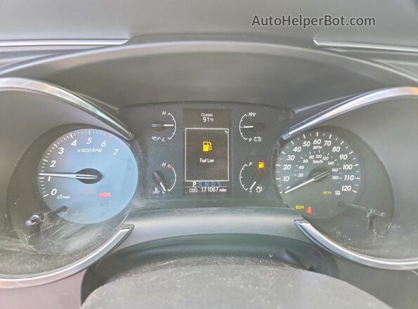 5TDBY5G14JS160264 2018 TOYOTA SEQUOIA White Instrument cluster view