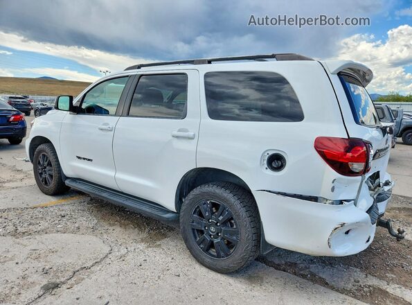 5TDBY5G14JS160264 2018 TOYOTA SEQUOIA White Rear left
