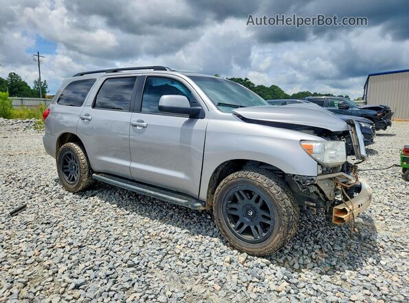 5TDBY5G18HS155496 2017 TOYOTA SEQUOIA Серебряный Передняя правая четверть