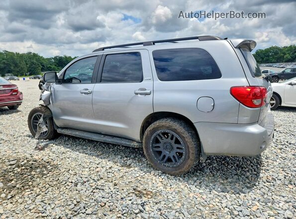 5TDBY5G18HS155496 2017 TOYOTA SEQUOIA Серебряный Задняя левая четверть