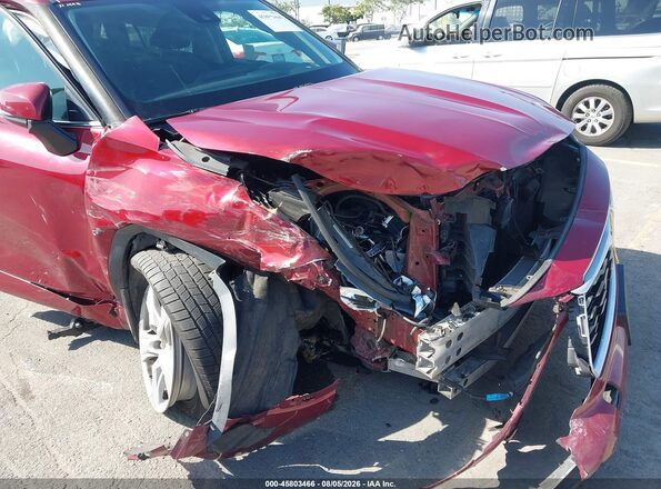 5TDBZRBH1LS510252 2020 TOYOTA HIGHLANDER Red Widok z przodu