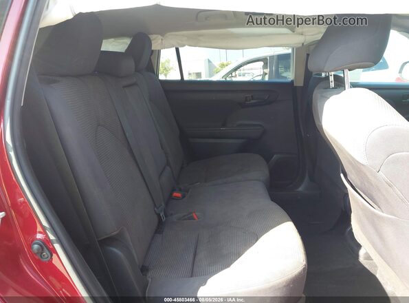 5TDBZRBH1LS510252 2020 TOYOTA HIGHLANDER Red Widok naklejki z numerem VIN