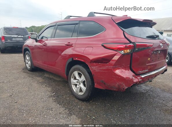 5TDBZRBH2LS025666 2020 TOYOTA HIGHLANDER Red Tył lewy