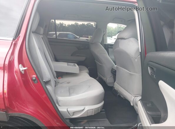 5TDBZRBH2LS025666 2020 TOYOTA HIGHLANDER Red Widok naklejki z numerem VIN