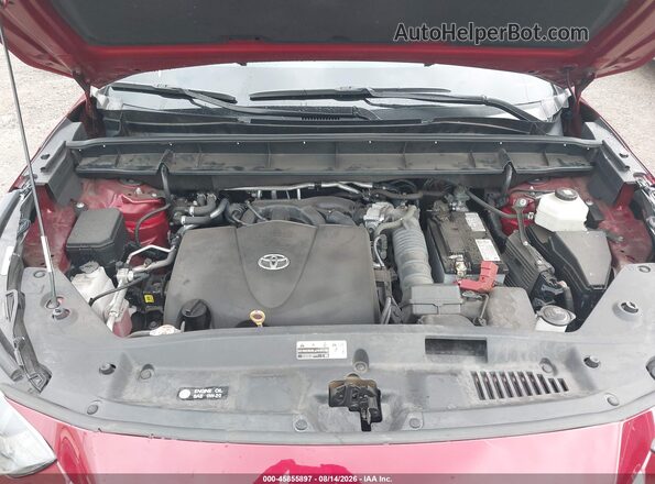 5TDBZRBH2LS025666 2020 TOYOTA HIGHLANDER Red Widok z tyłu