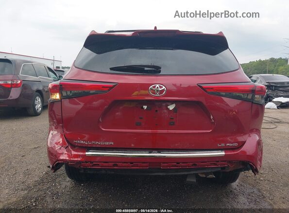 5TDBZRBH2LS025666 2020 TOYOTA HIGHLANDER Red 