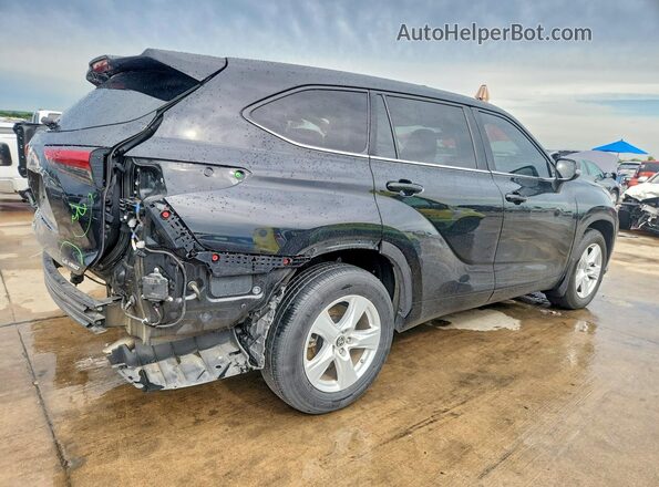 5TDBZRBH3LS500516 2020 TOYOTA HIGHLANDER Black Rear right
