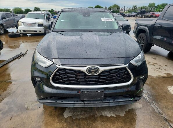 5TDBZRBH3LS500516 2020 TOYOTA HIGHLANDER Black Front view