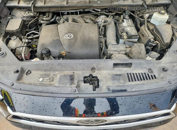 5TDBZRBH3LS500516 2020 TOYOTA HIGHLANDER Black Engine compartment view