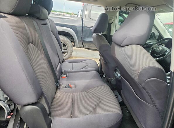 5TDBZRBH3LS500516 2020 TOYOTA HIGHLANDER Black Rear interior view