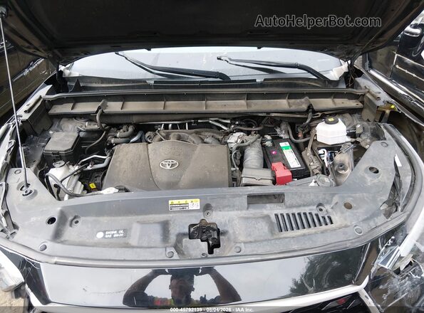 5TDBZRBH3LS520085 2020 TOYOTA HIGHLANDER Black Հետևի տեսք