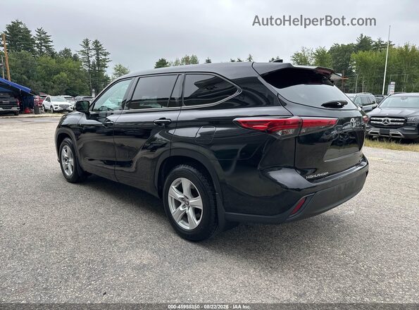 5TDBZRBH3MS525417 2021 TOYOTA HIGHLANDER Черный Задняя левая четверть