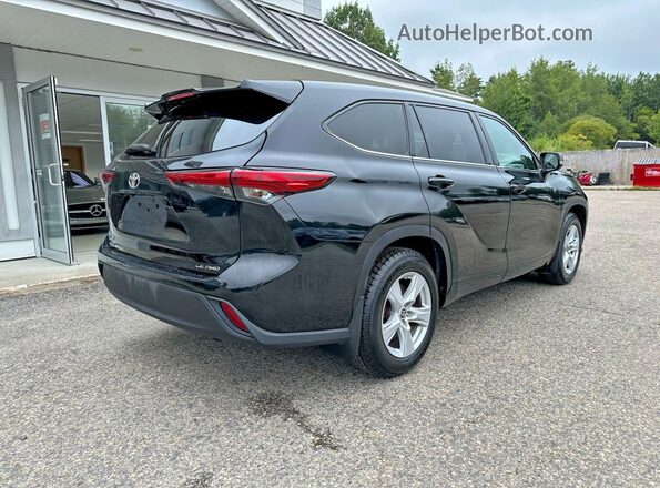 5TDBZRBH3MS525417 2021 TOYOTA HIGHLANDER Black Передня права чверть