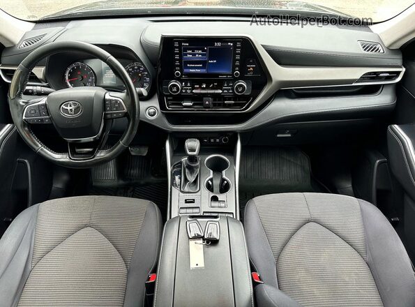 5TDBZRBH3MS525417 2021 TOYOTA HIGHLANDER Black Вид щитка приладів