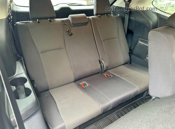 5TDBZRBH3MS525417 2021 TOYOTA HIGHLANDER Black Вид задньої частини салону
