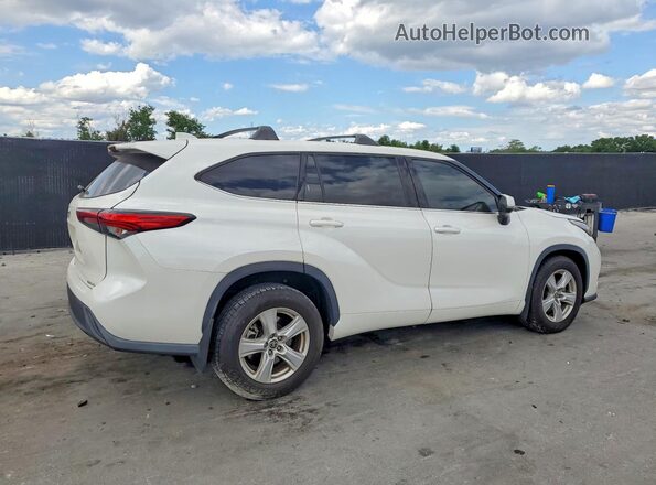 5TDBZRBH6LS050781 2020 TOYOTA HIGHLANDER White Задня права чверть