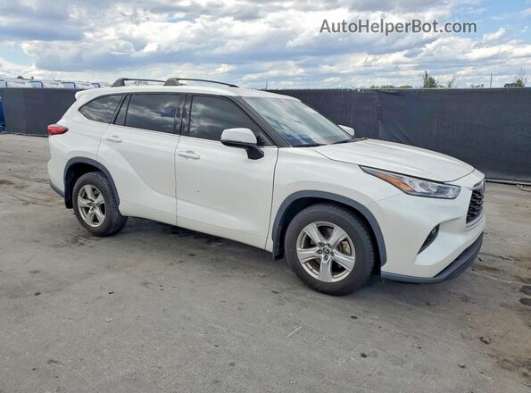 5TDBZRBH6LS050781 2020 TOYOTA HIGHLANDER White Передня права чверть