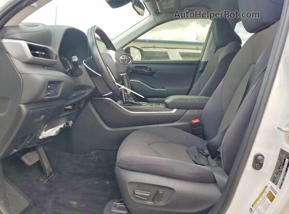 5TDBZRBH6LS050781 2020 TOYOTA HIGHLANDER White Вид салону спереду