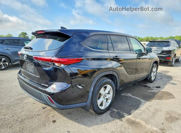 5TDBZRBH6NS190820 2022 TOYOTA HIGHLANDER Black Rear right