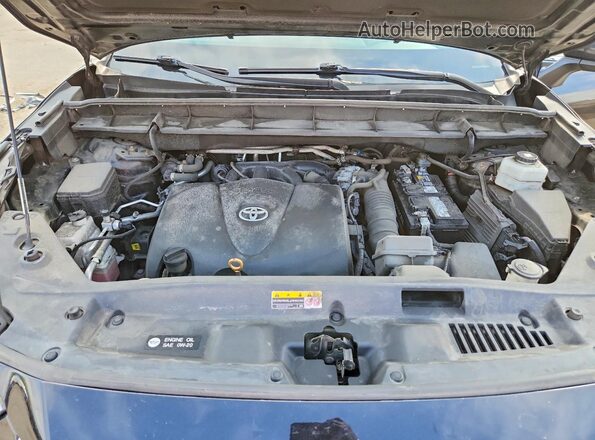 5TDBZRBH6NS190820 2022 TOYOTA HIGHLANDER Black Engine compartment view