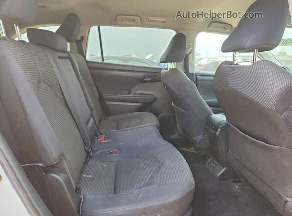 5TDBZRBH7NS176893 2022 TOYOTA HIGHLANDER White უკანა სავარძლების ხედი