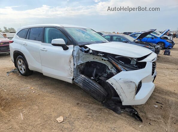 5TDBZRBH7NS176893 2022 TOYOTA HIGHLANDER White წინა მარჯვენა