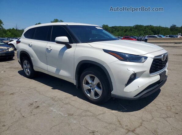 5TDBZRBH8MS530192 2021 TOYOTA HIGHLANDER White წინა მარჯვენა