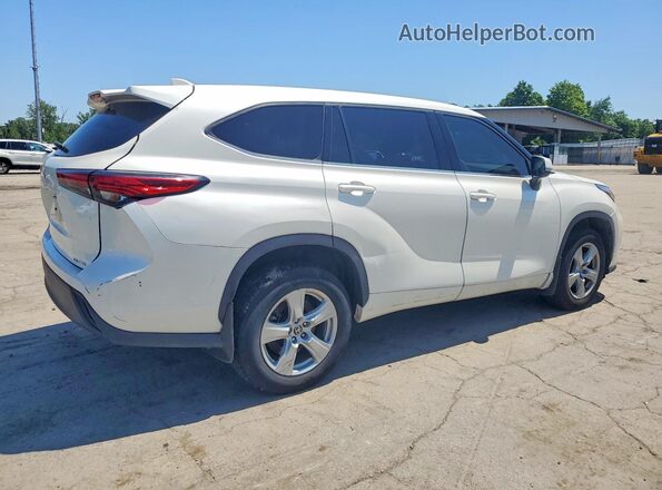 5TDBZRBH8MS530192 2021 TOYOTA HIGHLANDER White უკანა მარჯვენა