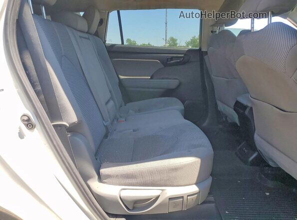 5TDBZRBH8MS530192 2021 TOYOTA HIGHLANDER White უკანა სალონის ხედი