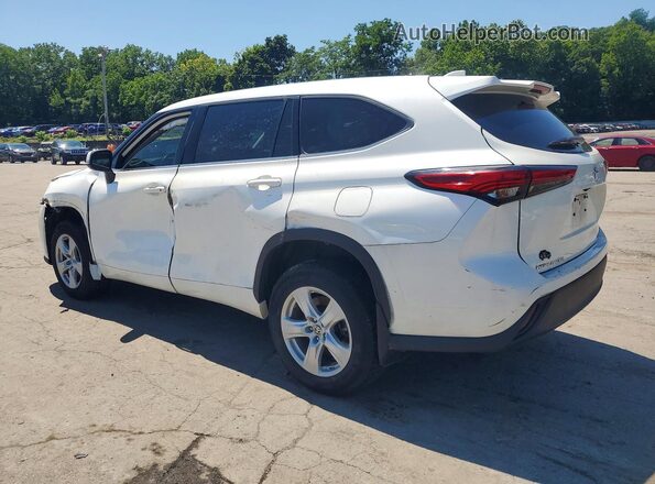 5TDBZRBH8MS530192 2021 TOYOTA HIGHLANDER White უკანა მარცხენა
