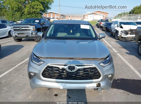 5TDBZRBH9MS559443 2021 TOYOTA HIGHLANDER Silver Widok zestawu wskaźników