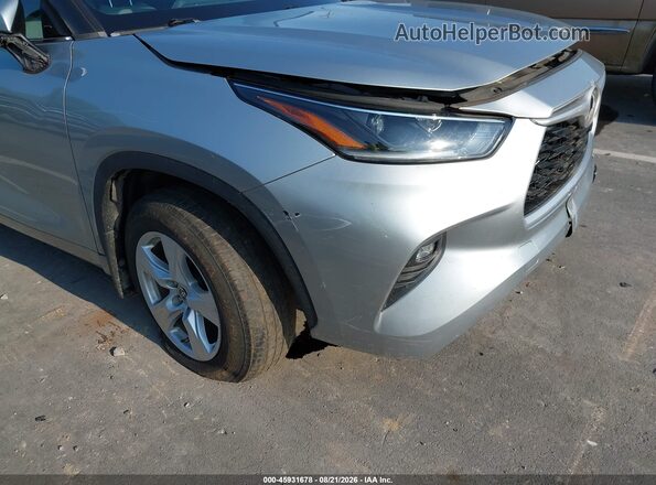 5TDBZRBH9MS559443 2021 TOYOTA HIGHLANDER Silver 