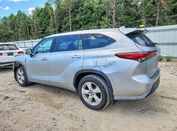5TDBZRBHXLS015693 2020 TOYOTA HIGHLANDER Серебряный Задняя левая четверть