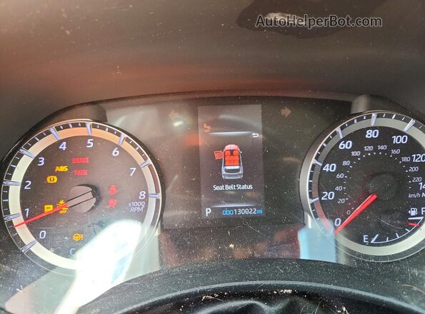5TDBZRBHXLS015693 2020 TOYOTA HIGHLANDER Серебряный Вид щитка приборов
