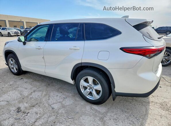5TDBZRBHXMS548306 2021 TOYOTA HIGHLANDER White Задня ліва чверть