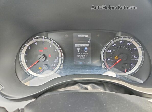5TDBZRBHXMS548306 2021 TOYOTA HIGHLANDER White Вид щитка приладів
