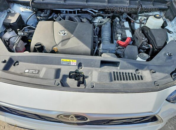 5TDBZRBHXMS548306 2021 TOYOTA HIGHLANDER White Вид підкапотного простору