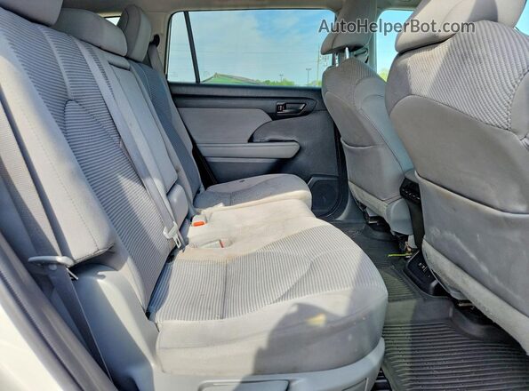 5TDBZRBHXMS548306 2021 TOYOTA HIGHLANDER White Вид задньої частини салону