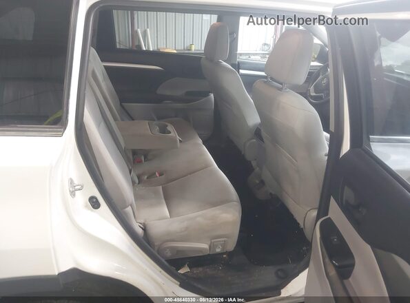 5TDBZRFH0HS366078 2017 TOYOTA HIGHLANDER White VIN կոդի պիտակի տեսք
