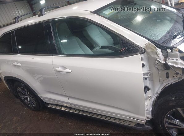 5TDBZRFH0HS366078 2017 TOYOTA HIGHLANDER White Սալոնի 360 աստիճան տեսք