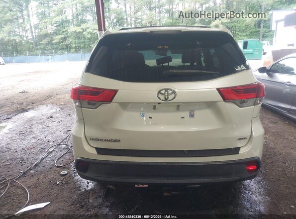 5TDBZRFH0HS366078 2017 TOYOTA HIGHLANDER White 