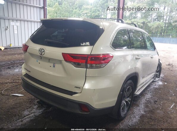 5TDBZRFH0HS366078 2017 TOYOTA HIGHLANDER White Հետևի աջ